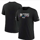 New York Giants Nike 2022 NFL Crucial Catch Performance Men's T-Shirt Black,baseball caps,new era cap wholesale,wholesale hats